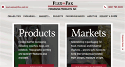Desktop Screenshot of flex-pak.biz